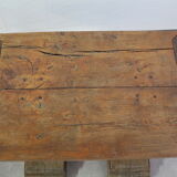 Brutalist elm coffee table