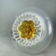 Mazzega style Art glass pear shaped hanging lamp 1970s