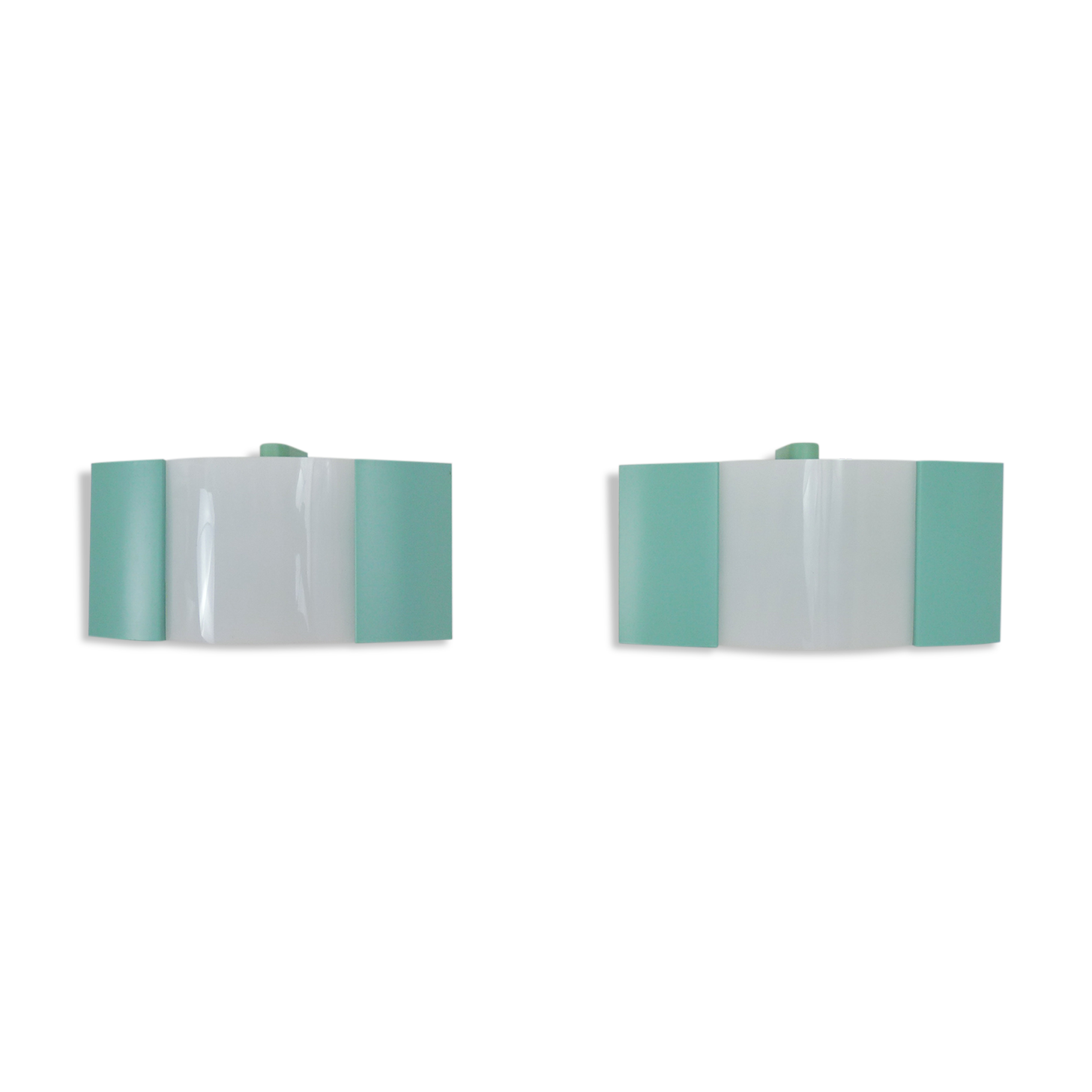 Pair of wall sconces Maison Arlus model Celine. Year 80