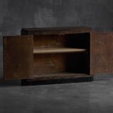 Modernist Art Deco oak cabinet, France, 1940s