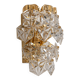 Pairs of Crystal Wall Lights by Kinkeldey, Germany, 1970s