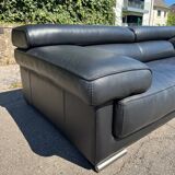 Sofa Roche Bobois black leather