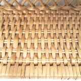 Vintage rattan shelf