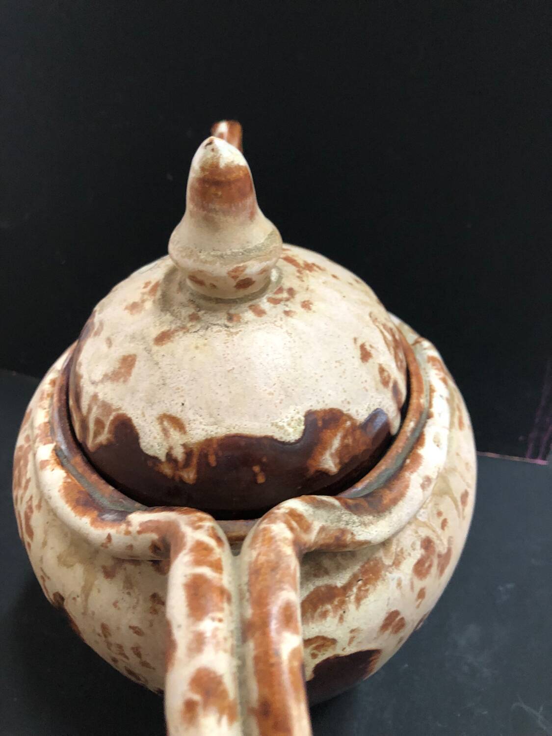 Stoneware teapot by Marcellus Aubry