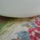 Plafonnier globe rond en verre opaline blanc