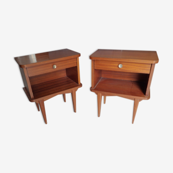 Pair of vintage bedside tables