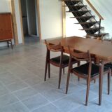 Extendable table and 60's chairs