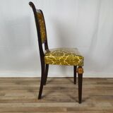 Chaise rembourrée de style Empire des années 1950