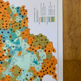 Paris Ile de France map 1967