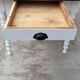 Rustic farmhouse bistro table in oak with Louis Philippe legs - 2m