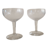 Set of two champagne glasses