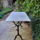 Bistro table in Carrara marble and cast iron circa 1900