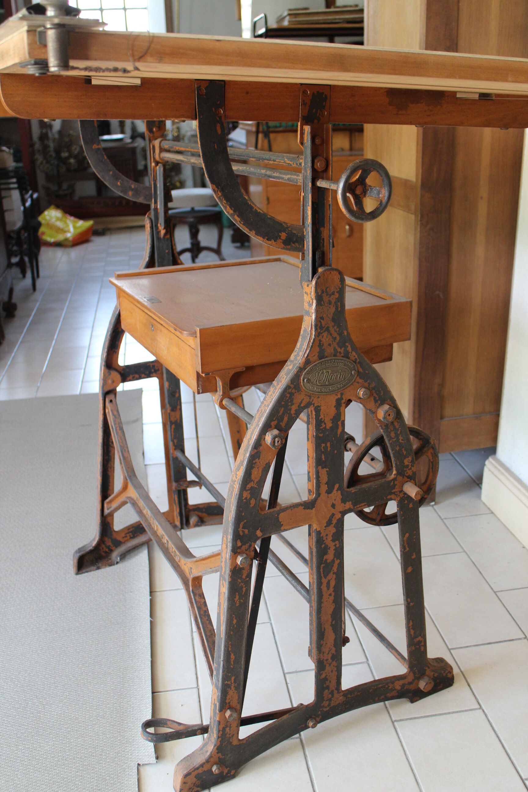 Architect's table industrial