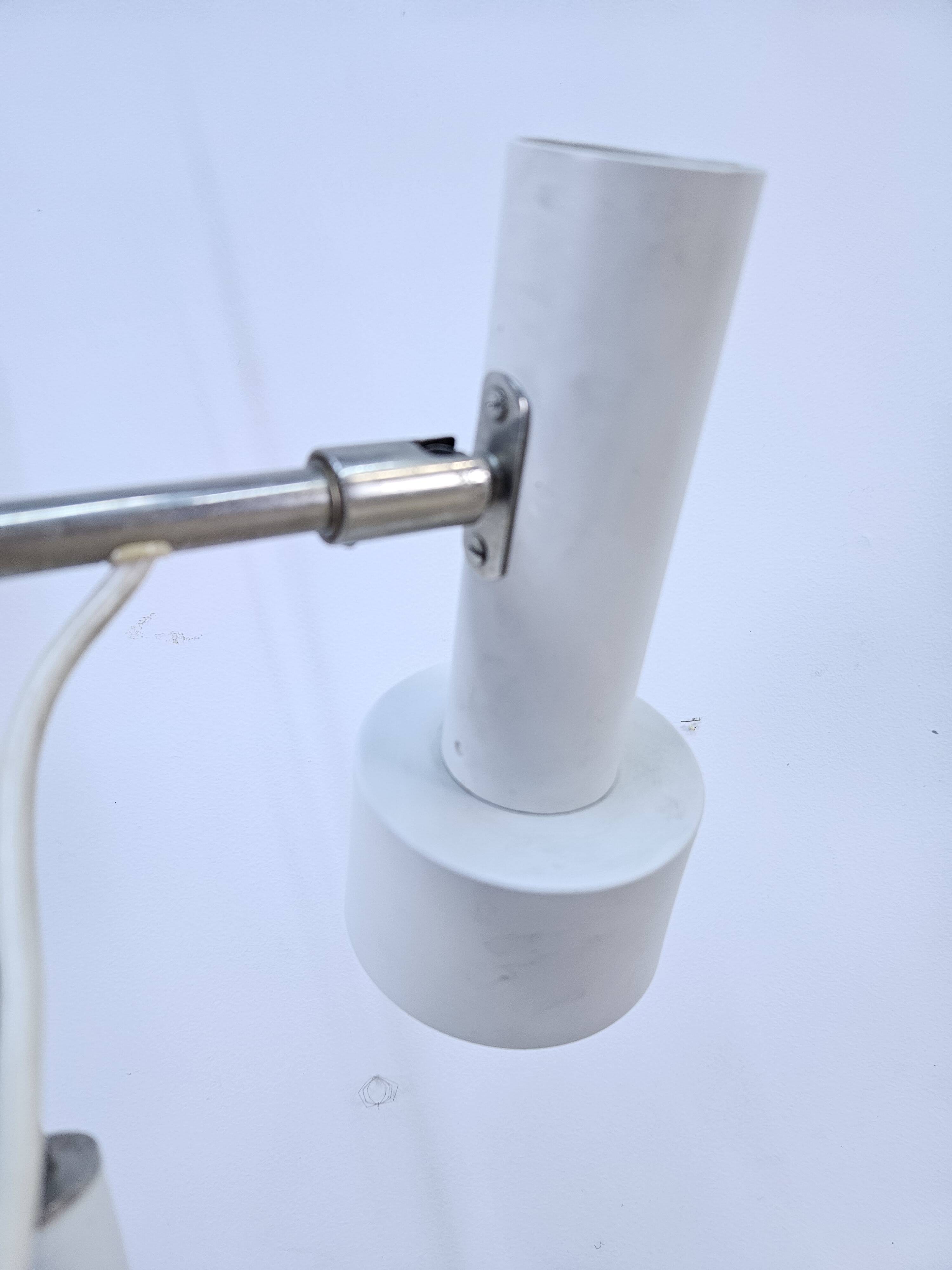 White floor lamp, Germany, 1960s.