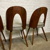 4 Antonin Suman chairs 1960