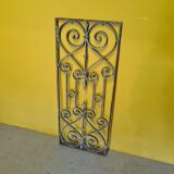 Antique Classical French Cast Iron Door Fence, from around 1900.