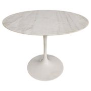 Tulip dining table with marble top by Eero Saarinen for Knoll International