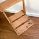 Scandinavian vintage wooden chair for children
