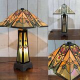 Modern Tiffany style lamp with Art Deco decor