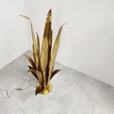 Lampadaire en laiton Aloe Vera par Bottega Gadda, années 1970