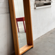 Large mirror in Swedish pine, 1970s