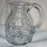 Hand-cut bohemian crystal broc