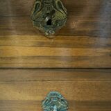 Empire period walnut chest of drawers