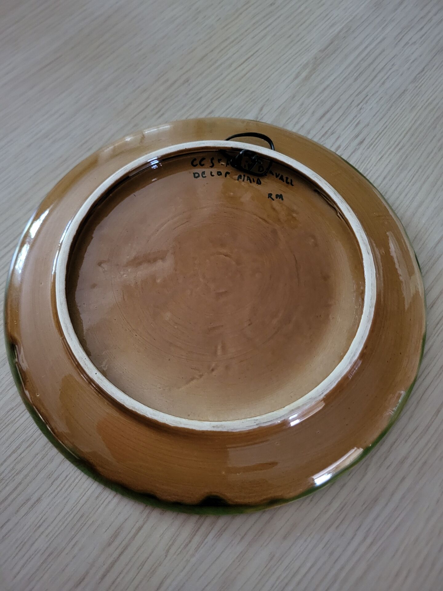 Catalan ceramic plate sardana