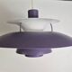 Suspension PH5 en violet par Poul Henningsen pour Louis Poulsen, Danemark 1960