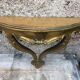Vintage golden wall console