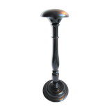 Former wooden hat holder turned blackened Napoleon III