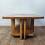 Elm coffee table, 1980