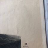 Photo gravée ancienne d’un buste de Balzac par Rodin