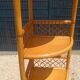 Vintage corner shelf in rattan – 1970s – Exceptional condition