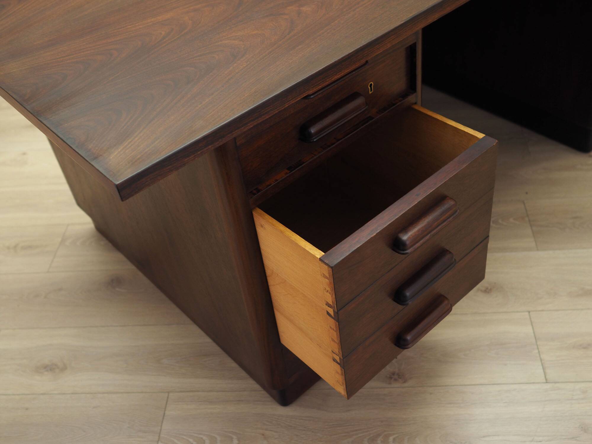 Walnut desk, Danish design, 1960s, production: Denmark