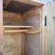Coat rack cloakroom, Vintage wooden wardrobe