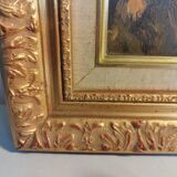 Oil on canvas "In the Crowd" by Victor Prokopenko - Wooden frame