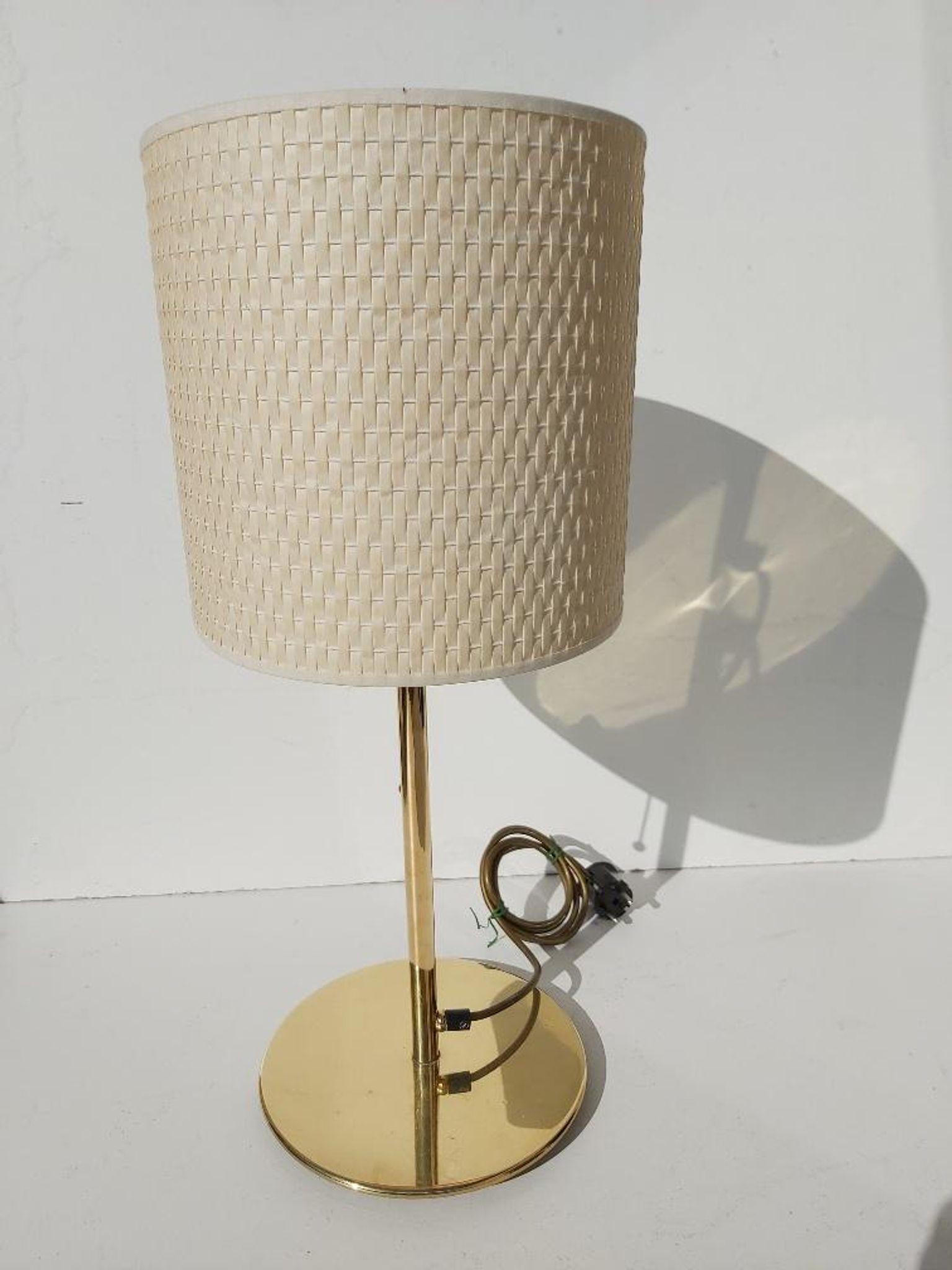 Lampe design laiton Sergio Bernardi Milano