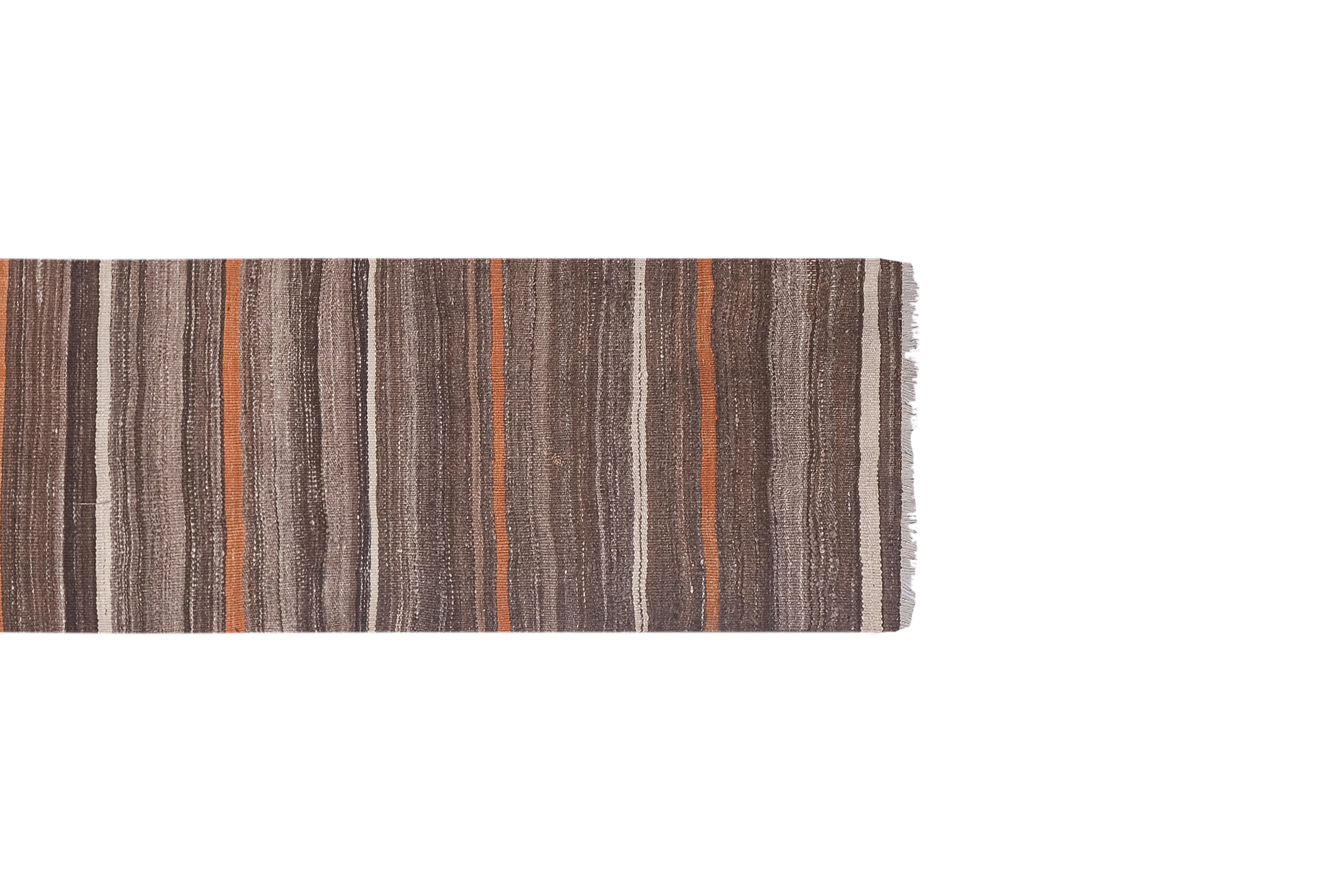 Vintage Turkish rug from Oushak, hand-woven 56x340 cm