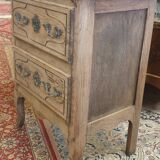 Vintage chest of drawers in natural wood