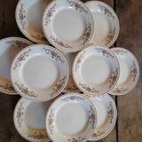 St Clément Félicie dessert plates 60's