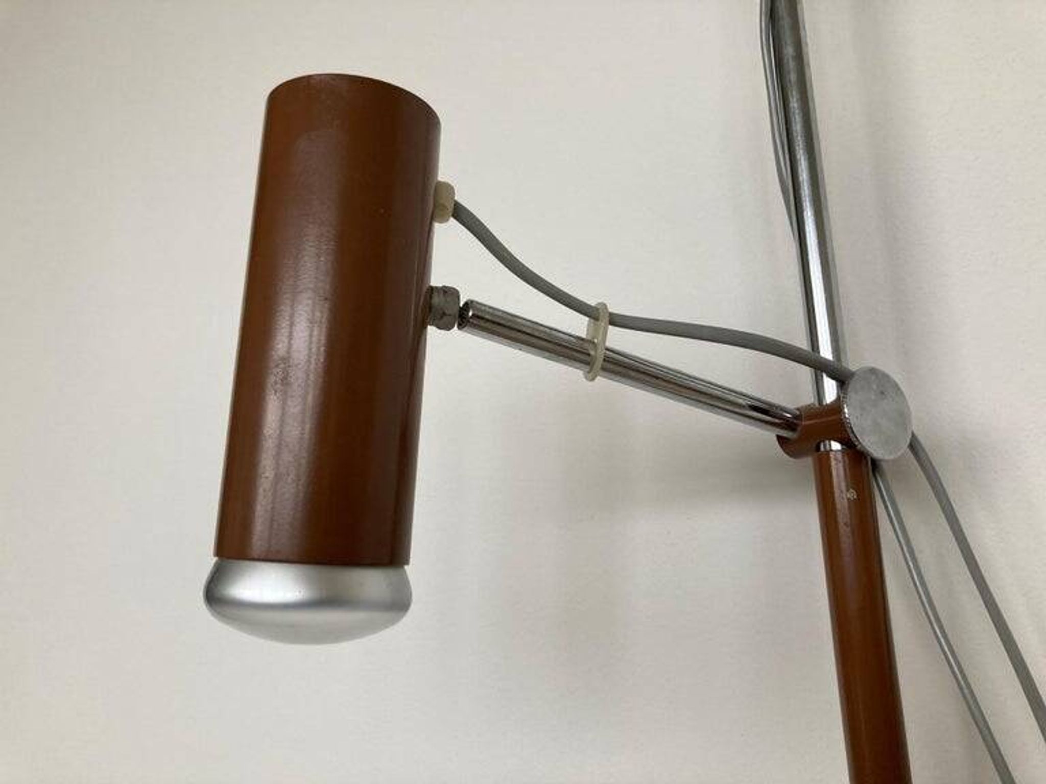 Rare Midcentury Floor to Ceiling Lamp by Josef Hůrka for Napako, 1960s