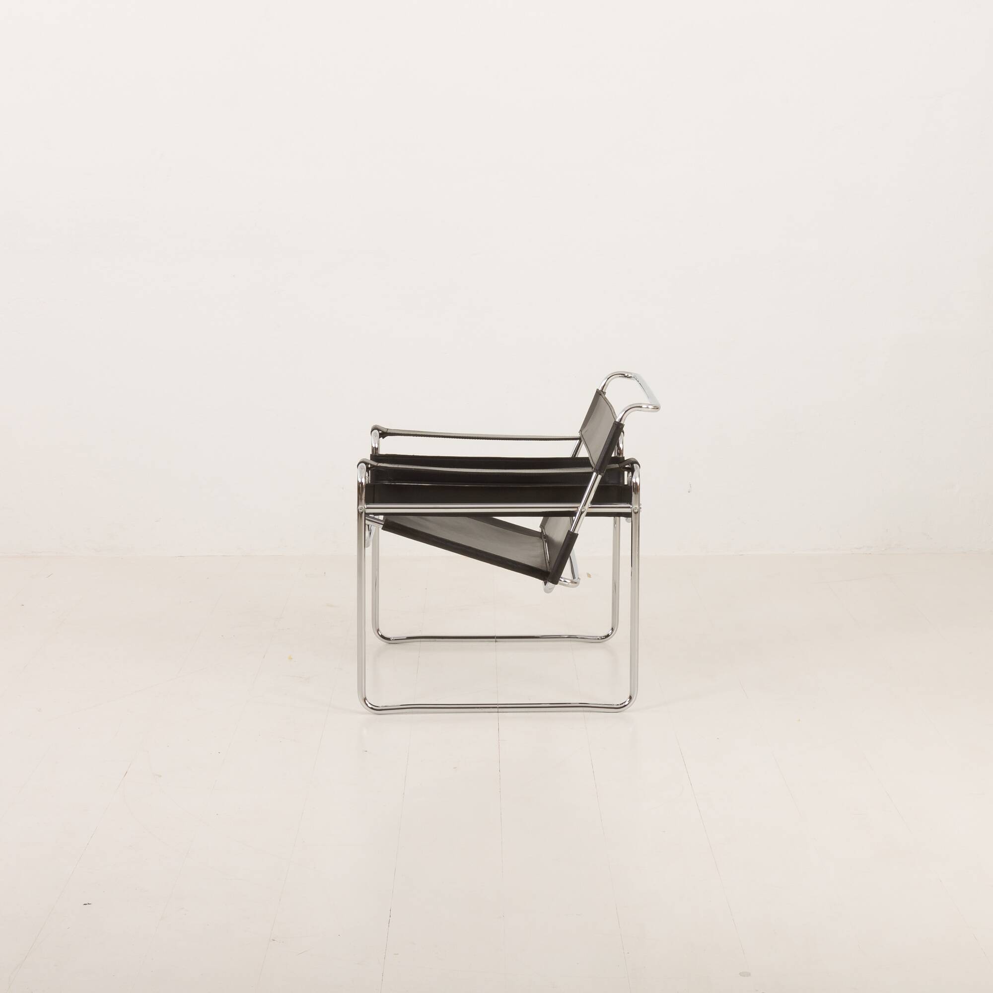 Pair of vintage Italian Wassily chairs by Gavina, 1960s.