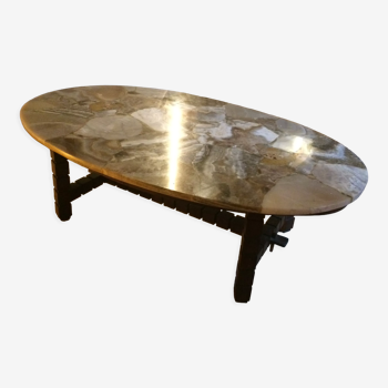 Aragonite coffee table