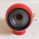 Bright Red Lita Ball Lamp Space Age 70s