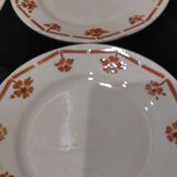 6 old FB dessert plates for Fénal Badonviller