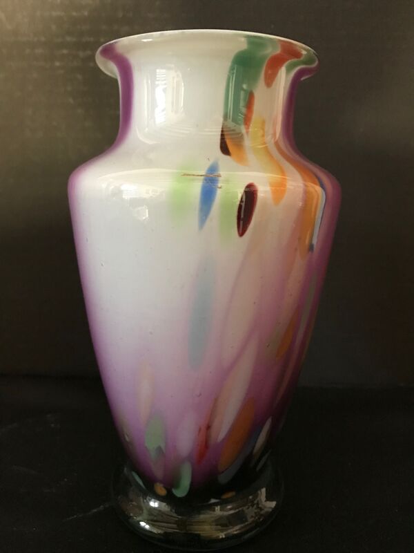 781 Cristal de Paris - sélection MF - vase en cristal soufflé bouche