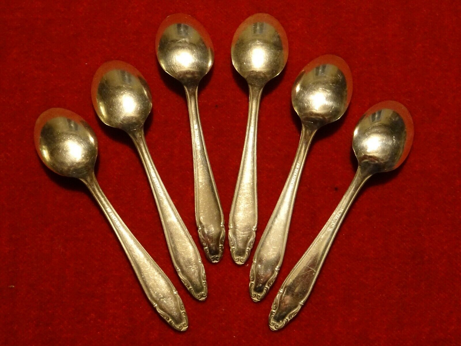 Deetjen silver metal coffee spoons