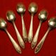Deetjen silver metal coffee spoons