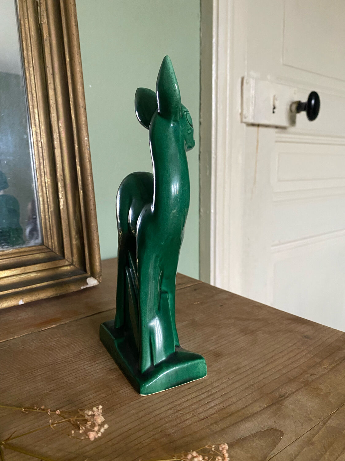 Biche en faïence de Saint Clément Charles Lemanceau